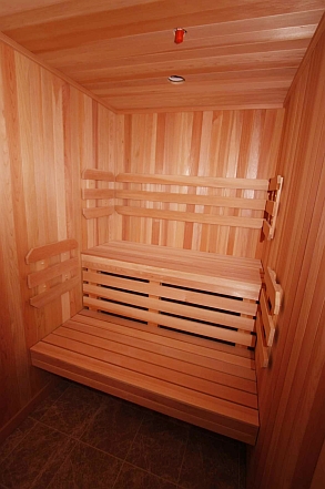Enjoy the privacy and comfort of your own personal sauna in our Beaujolais Suite.